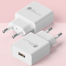 서가 퀵차지 qc3.0 18w usb 고속충전기 어댑터 화이트 2개