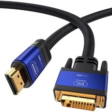 코드웨이 hdmi to dvi d 케이블 fhd 4k60hz 1개 2m